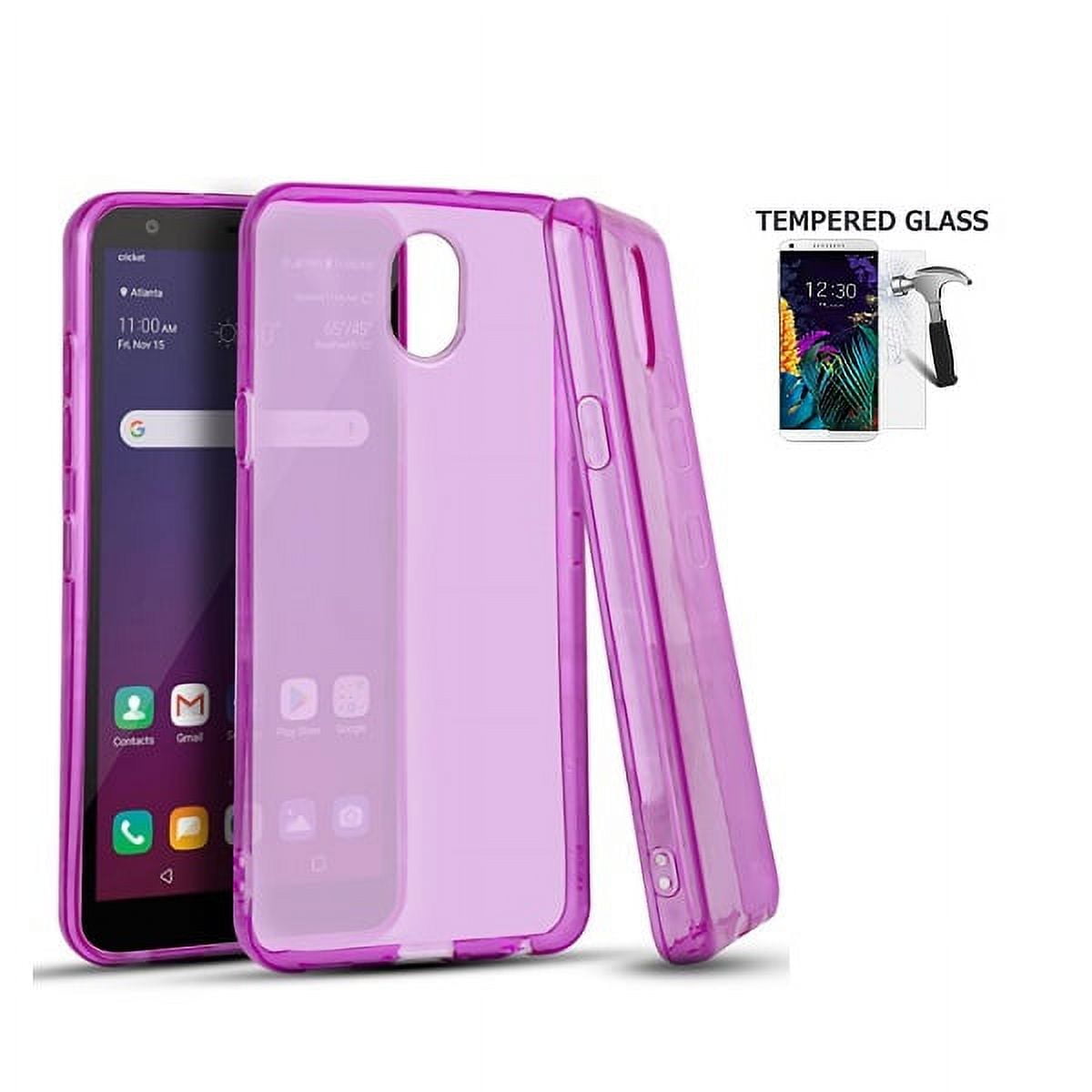 Phone Case for LG Arena 2 LG Journey LTE LG K30 2019 LM X320 LG Escape Plus Flexible Soft TPU Gel Skin Protective Cover Clear pink