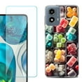 thumbnail image 1 of Phone Case for Motorola Moto G 5G 2024, with Tempered Glass Screen Protector, by OneToughShield - Candy Box, 1 of 3