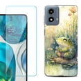 thumbnail image 1 of Phone Case for Motorola Moto G 5G 2024, with Tempered Glass Screen Protector, by OneToughShield - Frog, 1 of 3