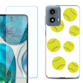 thumbnail image 1 of Phone Case for Motorola Moto G 5G 2024, with Tempered Glass Screen Protector, by OneToughShield - Softball Seven, 1 of 3