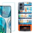 thumbnail image 1 of Phone Case for Motorola Moto G 5G 2024, with Tempered Glass Screen Protector, by OneToughShield - Vending Machine, 1 of 3