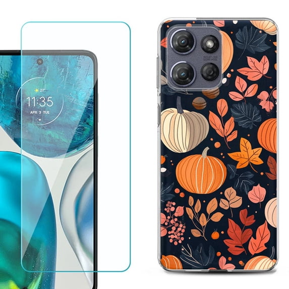 Phone Case for Motorola Moto G 5G 2026, with Screen Protector, by OneToughShield - Autumn Season