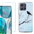 thumbnail image 1 of Phone Case for Motorola Moto G 5G 2026, with Screen Protector, by OneToughShield - Bird at Dawn, 1 of 5