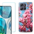 thumbnail image 1 of Phone Case for Motorola Moto G 5G 2026, with Screen Protector, by OneToughShield - Spring Blossom, 1 of 5