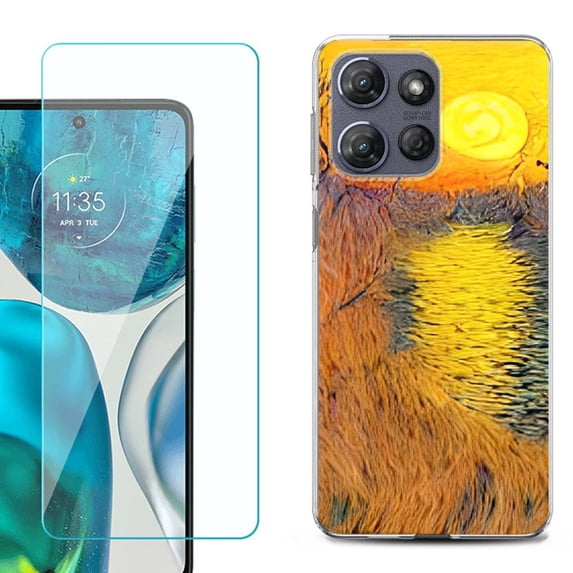 Phone Case for Motorola Moto G 5G 2026, with Screen Protector, by OneToughShield - Sunset