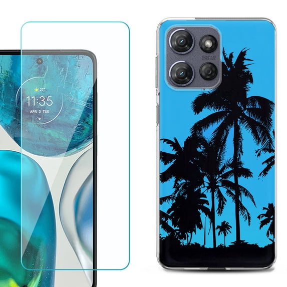 Phone Case for Motorola Moto G 5G 2026, with Screen Protector, by OneToughShield - Tropical Summer