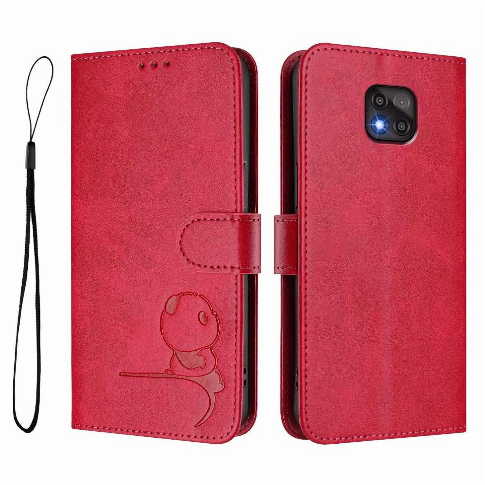 Phone Case for Motorola Moto G Power 2021 Flip Folio Pu Leather Card Slots Holder Kickstand Magnetic Rfid Blocking