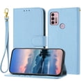 thumbnail image 1 of Phone Case for Motorola Moto G30/G20/G10 Wallet Litch Pattern Card Slots Holder PU Lether Flip Folio, 1 of 5