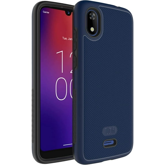 TUDIA MergeGrip Moxee M2160 Phone Case MH-T6000 / Ans Artia P600 Case Heavy Duty - Indigo Blue