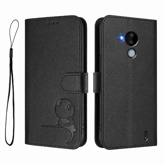 Phone Case for Nokia C30 Flip Folio Rfid Blocking Magnetic Pu Leather Card Slots Holder Kickstand