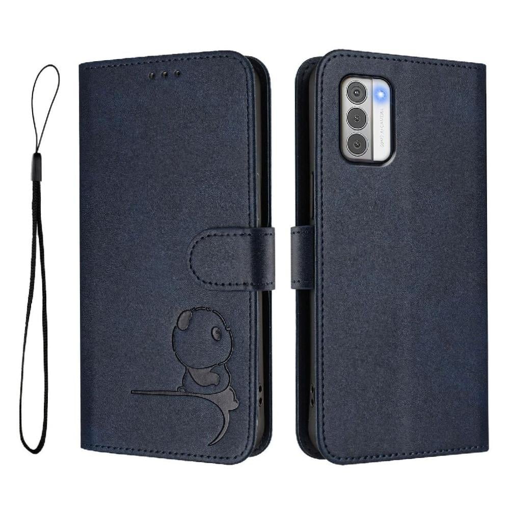 Phone Case for Nokia G310 Pu Leather Card Slots Holder Kickstand Rfid Blocking Magnetic Flip Folio