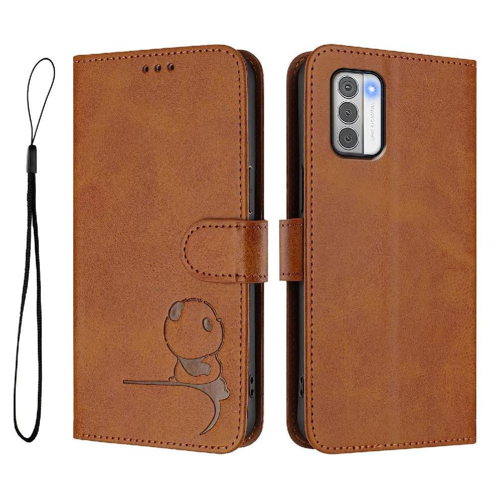 Phone Case for Nokia G310 Pu Leather Card Slots Holder Kickstand Rfid Blocking Magnetic Flip Folio