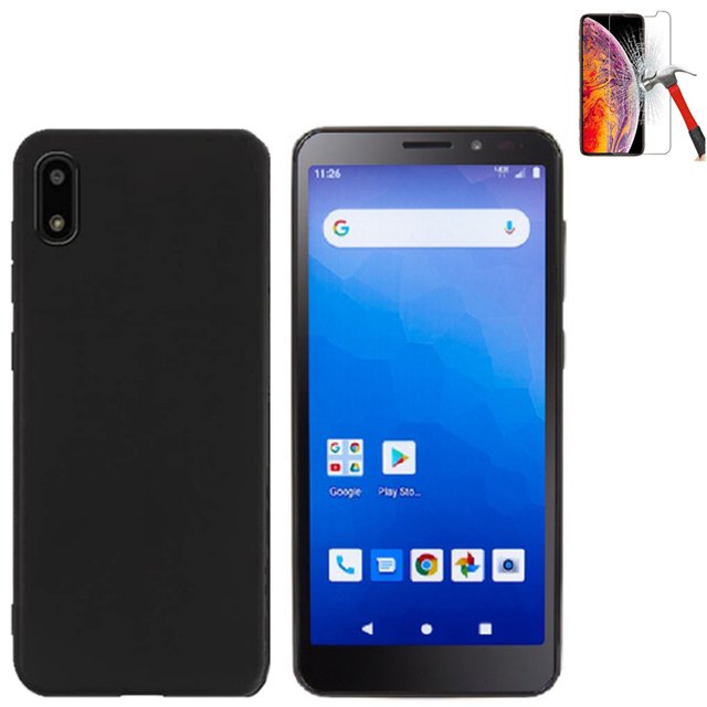 Phone Case for Orbic Maui with Screen Protector / Maui+ Case (RC545L Tracfone) Flexible Gel Case