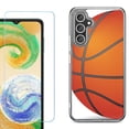 thumbnail image 1 of Phone Case for Samsung Galaxy A17 5G, with Screen Protector, by OneToughShield - Basketball, 1 of 5