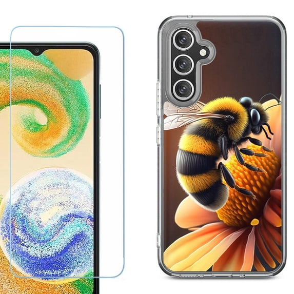 Phone Case for Samsung Galaxy A17 5G, with Screen Protector, by OneToughShield - Bee