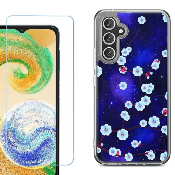 Phone Case for Samsung Galaxy A17 5G, with Screen Protector, by OneToughShield - Blossom Stars