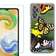 thumbnail image 1 of Phone Case for Samsung Galaxy A17 5G, with Screen Protector, by OneToughShield - Butterfly Flower, 1 of 5