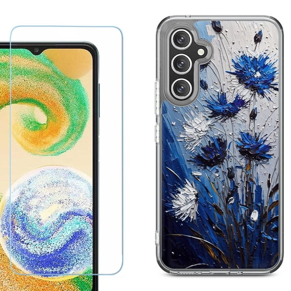 Phone Case for Samsung Galaxy A17 5G, with Screen Protector, by OneToughShield - Cornflower