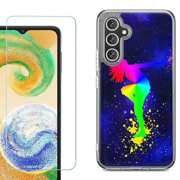 Phone Case for Samsung Galaxy A17 5G, with Screen Protector, by OneToughShield - Cosmos Dance