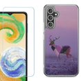 thumbnail image 1 of Phone Case for Samsung Galaxy A17 5G, with Screen Protector, by OneToughShield - Deer/Polygon, 1 of 5