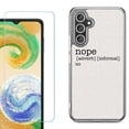 thumbnail image 1 of Phone Case for Samsung Galaxy A17 5G, with Screen Protector, by OneToughShield - Dictionary/Nope, 1 of 5