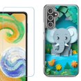 thumbnail image 1 of Phone Case for Samsung Galaxy A17 5G, with Screen Protector, by OneToughShield - Elephant Craft, 1 of 5