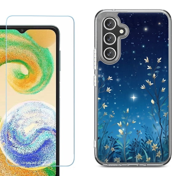 Phone Case for Samsung Galaxy A17 5G, with Screen Protector, by OneToughShield - Fanciful Night