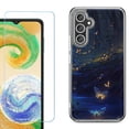 thumbnail image 1 of Phone Case for Samsung Galaxy A17 5G, with Screen Protector, by OneToughShield - Fireflies Butterfly, 1 of 5