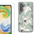thumbnail image 1 of Phone Case for Samsung Galaxy A17 5G, with Screen Protector, by OneToughShield - French Bulldog, 1 of 5