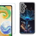 thumbnail image 1 of Phone Case for Samsung Galaxy A17 5G, with Screen Protector, by OneToughShield - Glowing Flower, 1 of 5