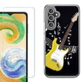 thumbnail image 1 of Phone Case for Samsung Galaxy A17 5G, with Screen Protector, by OneToughShield - Guitar Yellow, 1 of 5