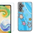 thumbnail image 1 of Phone Case for Samsung Galaxy A17 5G, with Screen Protector, by OneToughShield - Happy Turtle, 1 of 5