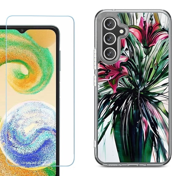 Phone Case for Samsung Galaxy A17 5G, with Screen Protector, by OneToughShield - Lily
