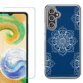 thumbnail image 1 of Phone Case for Samsung Galaxy A17 5G, with Screen Protector, by OneToughShield - Mandala / Blue, 1 of 5