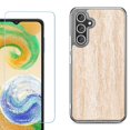 thumbnail image 1 of Phone Case for Samsung Galaxy A17 5G, with Screen Protector, by OneToughShield - Marble/Coffee Tone, 1 of 5
