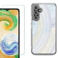 thumbnail image 1 of Phone Case for Samsung Galaxy A17 5G, with Screen Protector, by OneToughShield - Marble / Rainbow, 1 of 5