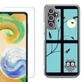 thumbnail image 1 of Phone Case for Samsung Galaxy A17 5G, with Screen Protector, by OneToughShield - Moon Owl, 1 of 5