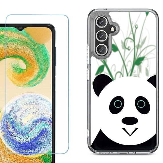 Phone Case for Samsung Galaxy A17 5G, with Screen Protector, by OneToughShield - Panda