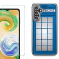 thumbnail image 1 of Phone Case for Samsung Galaxy A17 5G, with Screen Protector, by OneToughShield - Phone Booth Blue, 1 of 5