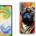 thumbnail image 1 of Phone Case for Samsung Galaxy A17 5G, with Screen Protector, by OneToughShield - Pug Art, 1 of 5