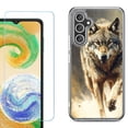 thumbnail image 1 of Phone Case for Samsung Galaxy A17 5G, with Screen Protector, by OneToughShield - Running Wolf, 1 of 5