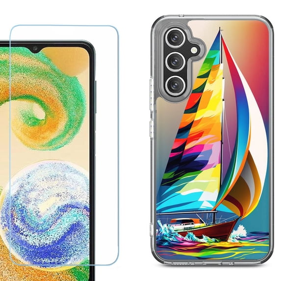 Phone Case for Samsung Galaxy A17 5G, with Screen Protector, by OneToughShield - Sailing