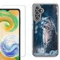thumbnail image 1 of Phone Case for Samsung Galaxy A17 5G, with Screen Protector, by OneToughShield - Snow Leopard, 1 of 5