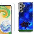 thumbnail image 1 of Phone Case for Samsung Galaxy A17 5G, with Screen Protector, by OneToughShield - Star Trails Tree, 1 of 5
