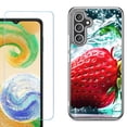 thumbnail image 1 of Phone Case for Samsung Galaxy A17 5G, with Screen Protector, by OneToughShield - Strawberry, 1 of 5