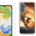 thumbnail image 1 of Phone Case for Samsung Galaxy A17 5G, with Screen Protector, by OneToughShield - Surfing, 1 of 5