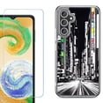 thumbnail image 1 of Phone Case for Samsung Galaxy A17 5G, with Screen Protector, by OneToughShield - Tokyo Night, 1 of 5