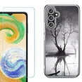thumbnail image 1 of Phone Case for Samsung Galaxy A17 5G, with Screen Protector, by OneToughShield - Tree BW, 1 of 5