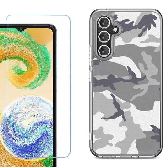 Phone Case for Samsung Galaxy A17 5G, with Screen Protector, by OneToughShield - Urban Camo