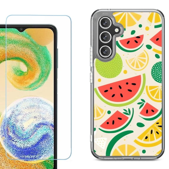 Phone Case for Samsung Galaxy A17 5G, with Screen Protector, by OneToughShield - Watermelon Mix